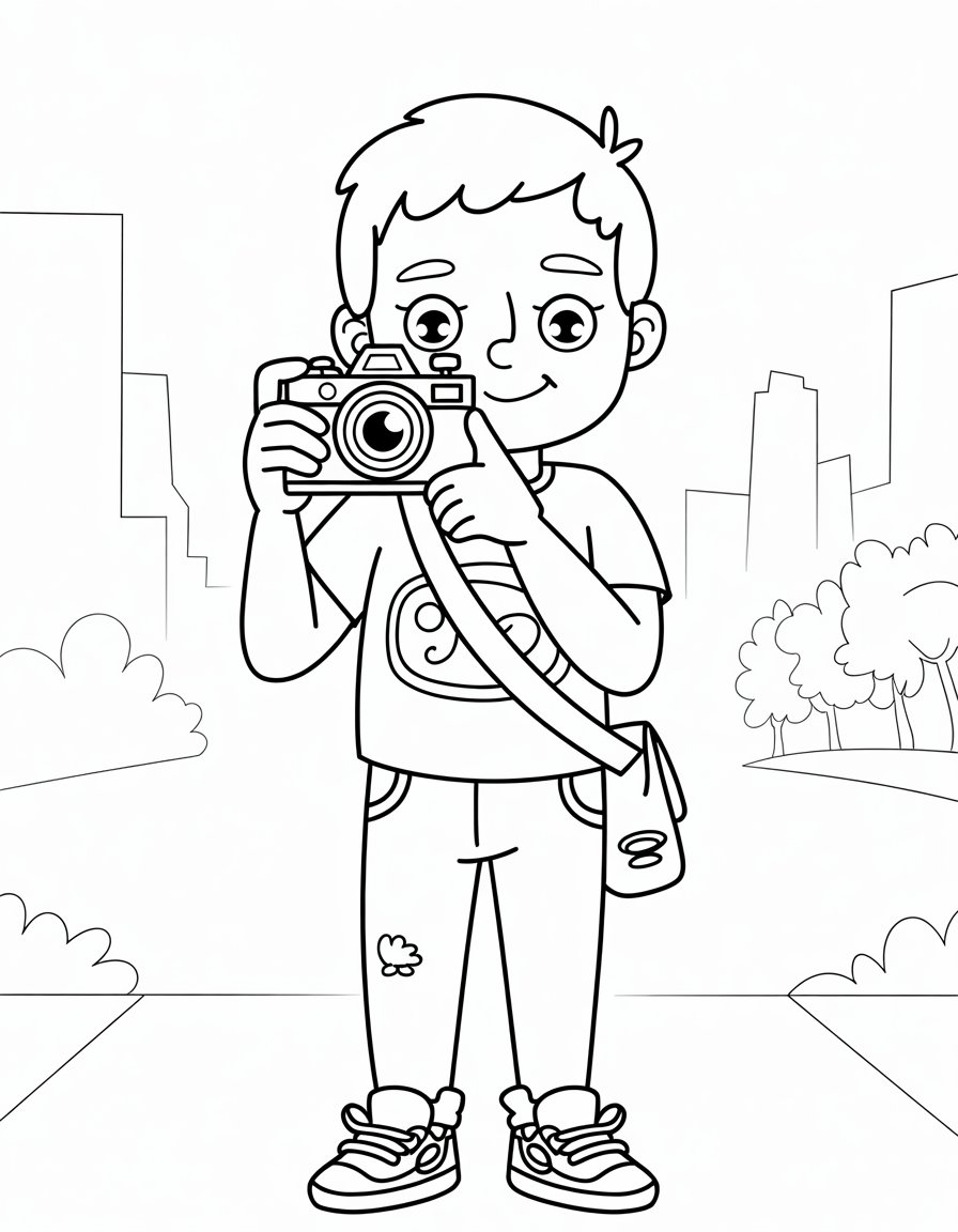 Peter Parker with Camera